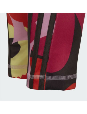 Leggings Sportivi per Bambini Adidas Multicolore Rosa