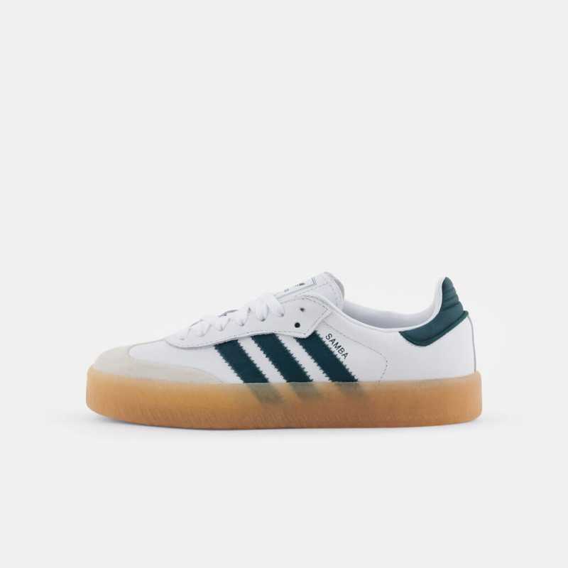 adidas Samba e White and green adidas Samba e White and green