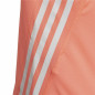 Child's Short Sleeve T-Shirt Adidas Aeroready Three Stripes Salmon Child's Short Sleeve T-Shirt Adidas Aeroready Three Stripes Salmon