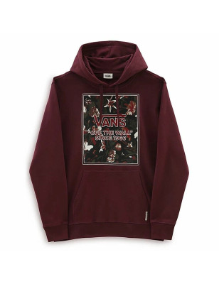 Men’s Hoodie Vans Night Garden Maroon