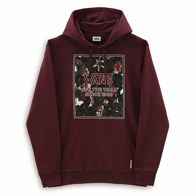 Men’s Hoodie Vans Night Garden Maroon Men’s Hoodie Vans Night Garden Maroon