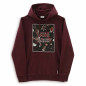 Sweat à capuche homme Vans Night Garden Bordeaux Sweat à capuche homme Vans Night Garden Bordeaux