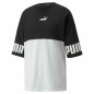 Maglia a Maniche Corte Donna Puma Power Colorblock Bianco Nero Maglia a Maniche Corte Donna Puma Power Colorblock Bianco Nero