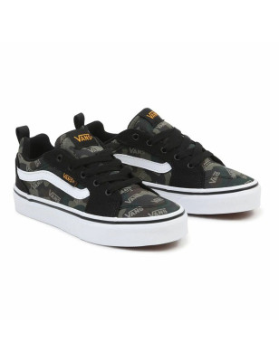 Children’s Casual Trainers Vans Filmore High Top Green Camouflage