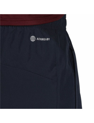 Pantaloni Corti Sportivi da Uomo Adidas  AeroReady Designed Blu scuro