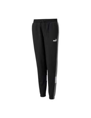 Pantalon de sport long Puma Essential+ Colorblock Noir Homme