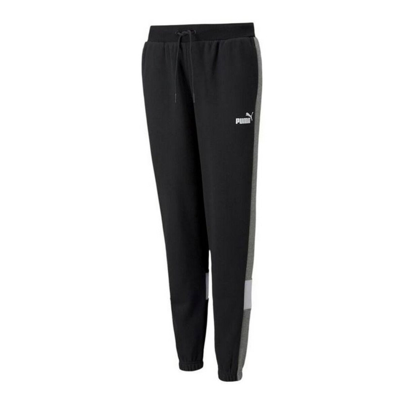 Pantalon de sport long Puma Essential+ Colorblock Noir Homme Pantalon de sport long Puma Essential+ Colorblock Noir Homme