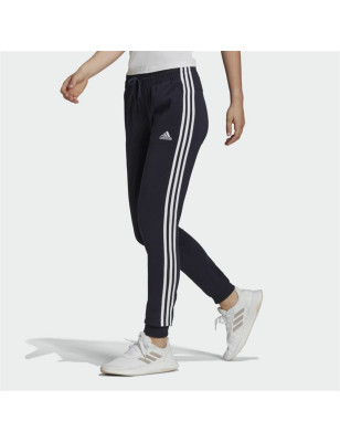 Pantalone di Tuta per Adulti Adidas  Essentials 3 Stripes Donna Azzurro