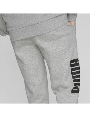 Adult's Tracksuit Bottoms Puma Power Grey Men