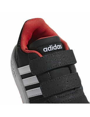 Chaussures de Sport pour Enfants Adidas Hoops 2.0 Noir