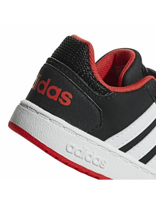Chaussures de Sport pour Enfants Adidas Hoops 2.0 Noir