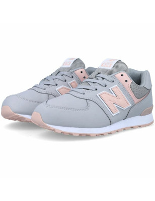 Women's casual trainers New Balance 574  Grey Pink