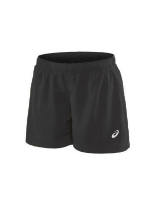 Pantaloncini Sportivi da Donna Asics Silver 4In Nero
