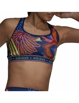 Reggiseno Sportivo Adidas Farm Rio Blu Marino