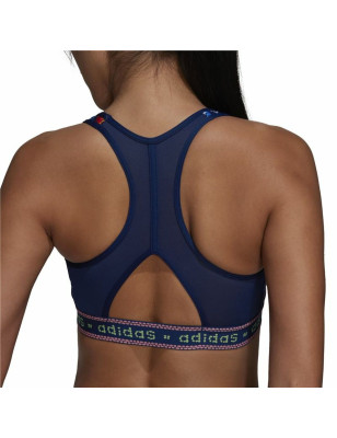 Reggiseno Sportivo Adidas Farm Rio Blu Marino
