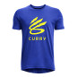 T-shirt à manches courtes homme Under Armour Curry Lightning Logo Bleu T-shirt à manches courtes homme Under Armour Curry Lightning Logo Bleu