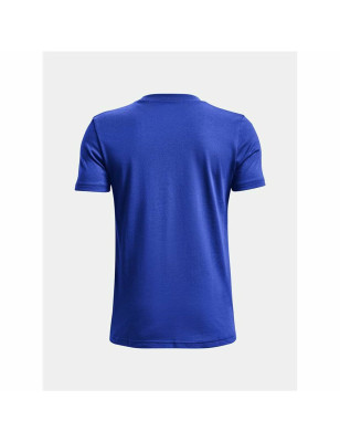 Men’s Short Sleeve T-Shirt Under Armour Curry Lightning Logo Blue