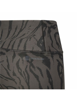 Pantalone Sportivo per Bambini Adidas 7/8 Sport Animal Print Nero