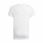 Maglia a Maniche Corte Adidas Essentials Bianco Maglia a Maniche Corte Adidas Essentials Bianco
