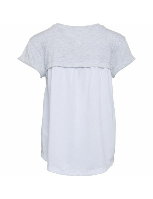 T shirt à manches courtes Enfant Converse Mix Flyaway Gris clair